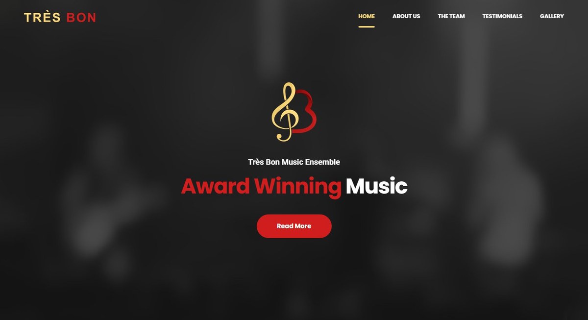TresBon Music website